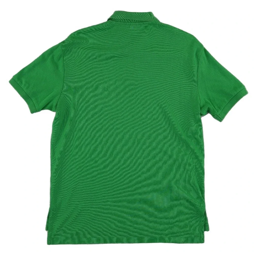 Ralph Lauren Polo Shirt Men's Medium Green Short Sleeve Pony Logo Golf